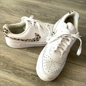 Nike cheetah print air force 1’s